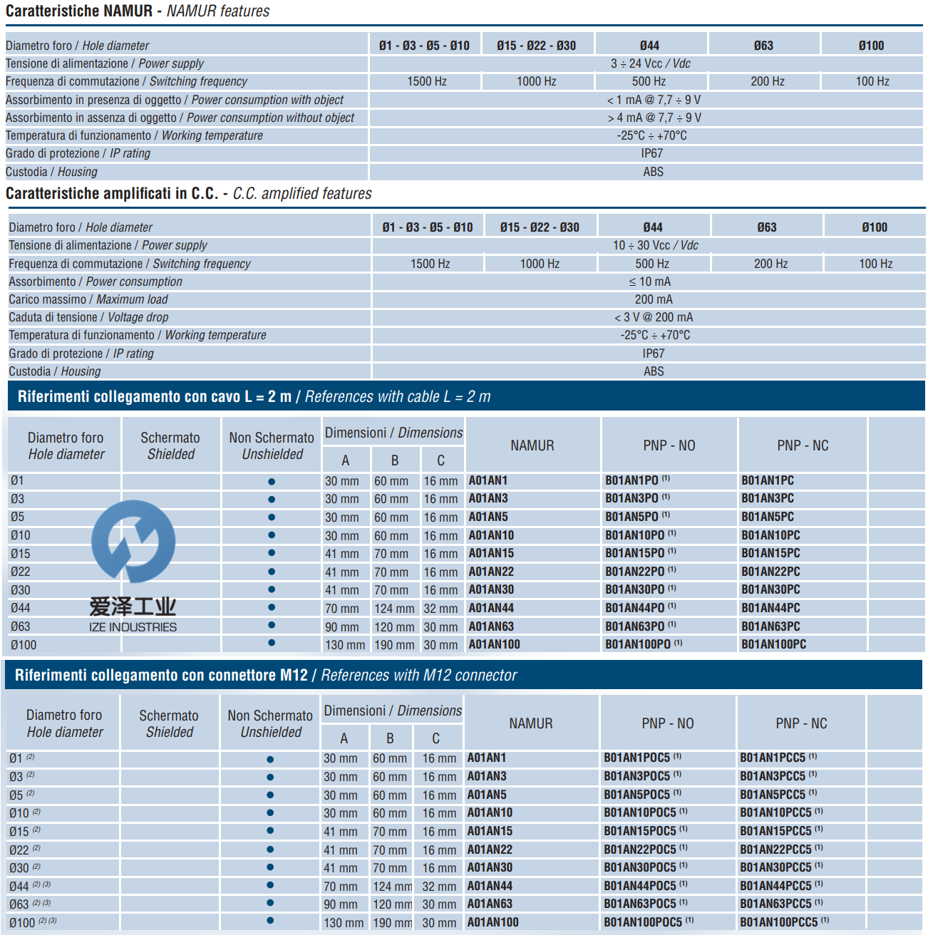 SELET傳感器B01AN系列愛(ài)澤工業(yè)izeindustries.png